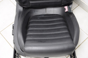 Пассажирское сидение VW CC 08-17 без airbag, электро, кожа черное