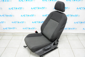 Водійське сидіння VW Jetta 19- без airbag, механіч, ганчірка чорн
