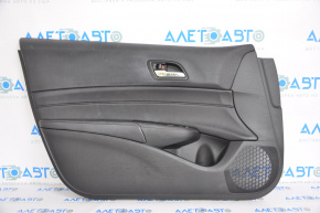 Обшивка двери карточка передняя левая Acura ILX 13-15 черн
