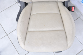 Пассажирское сидение Chevrolet Volt 11-15 без airbag, кожа беж