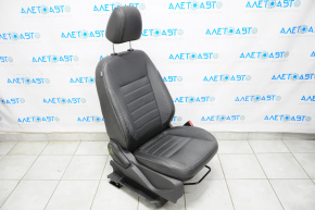 Пасажирське сидіння Ford C-max MK2 13-18 без airbag, механічні, шкіра черн