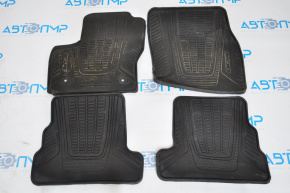 Комплект ковриков салона Ford Escape MK3 13-19 резина черный