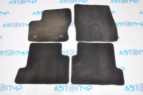 Комплект ковриков салона Ford Escape MK3 13-19 тряпка черный