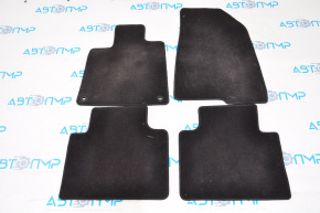 Комплект ковриков салона Honda Accord 18-22 тряпка черный