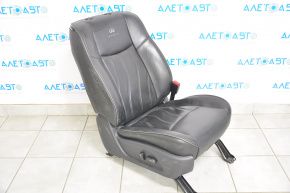 Пассажирское сидение Infiniti JX35 QX60 13- без airbag, электро, кожа черн, без подголовника