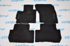 Комплект килимків салону Mitsubishi Outlander 14-21 чорний ганчірка