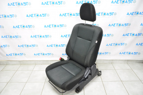 Сидіння водія Mitsubishi Outlander 14-15 дорест, без airbag, механічні, ганчірка черн