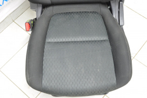 Сидіння водія Mitsubishi Outlander 14-15 дорест, без airbag, механічні, ганчірка черн