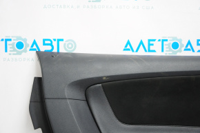 Обшивка двери карточка передняя левая Ford Mustang mk6 15- черн, грязн