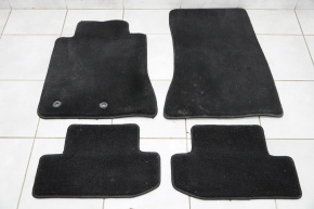 Комплект ковриков салона Ford Mustang mk6 15- черный тряпка