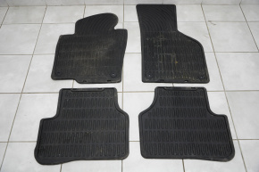 Комплект килимків салону VW CC 08-17 чорний гума