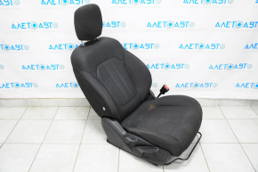 Пасажирське сидіння Chrysler 200 15-17 без airbag, механічні, ганчірка черн