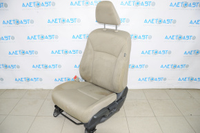 Водительское сидение Honda Accord 13-17 без airbag, механич, велюр беж