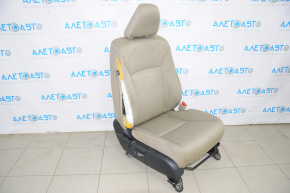 Пасажирське сидіння Honda Accord 13-17 без airbag, механічні, велюр сіре, стрельнувшій