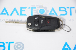 Ключ Ford Fusion mk5 13- 4 кнопки, розкладний, скол на корпусі