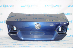 Крышка багажника VW Jetta 11-14 USA синий LX5R вмятина справа