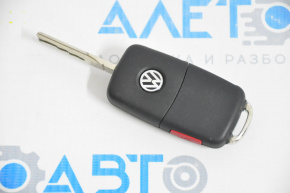 Ключ VW Jetta 11-18 USA 4 кнопки, розкладний