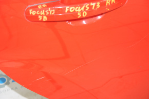 Дверь голая задняя правая Ford Focus mk3 11-18 красный PQ тычки