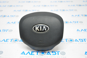 Подушка безопасности airbag в руль водительская Kia Optima 11-13 черная