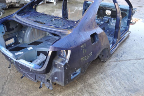 Чверть крило задні праві VW Jetta 11-18 USA синя, вм'ятина на арці і порозі