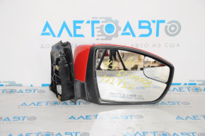 Зеркало боковое правое Ford Focus mk3 11-14 дорест usa 7 пинов, поворотник, красное