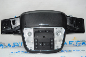 Плафон освітлення передній Chrysler 300 11- під люк чорний