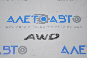 Емблема напис AWD кришки багажника Chrysler 300 11-14 дорест