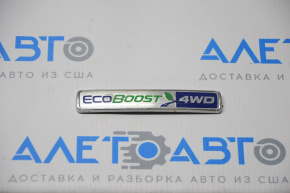 Эмблема надпись ECOBOOST 4wd крышки багажника Ford Escape MK3 13-