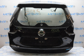 Дверь багажника голая со стеклом Nissan Rogue 14-20 черный KH3