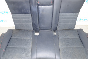 Задний ряд сидений 2 ряд Toyota Camry v55 15-17 usa SE, комбинир черн красн строчка