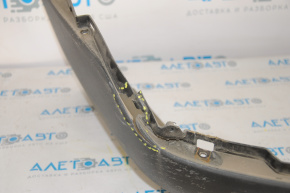 Бампер задний голый нижняя часть Kia Sorento 14-15 рест трещина слева, отлом крепл
