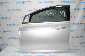 Дверь голая передняя левая Ford Focus mk3 11-18 серебро UX вмятины, залом