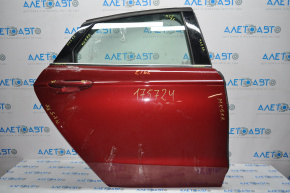 Дверь голая задняя правая Ford Fusion mk5 13- красный RR крашена