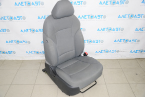 Пасажирське сидіння Hyundai Sonata 11-15 без airbag, механічні, ганчірка сіре