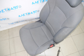 Пасажирське сидіння Hyundai Sonata 11-15 без airbag, механічні, ганчірка сіре