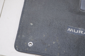 Комплект килимків салону Nissan Murano z52 15-18 ворс чорний, пропалено