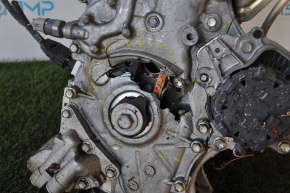 Двигун 2ZR-FXE Toyota Prius 50 16- 78к розбита передня кришка і Напівпіддони