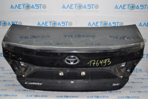 Крышка багажника Toyota Camry v55 15-17 usa под спойлер черный 218