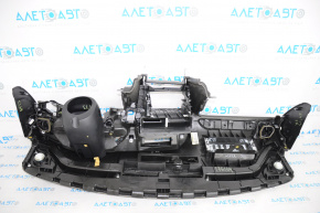 Торпедо передняя панель без AIRBAG Audi A4 B8 13-16 черная рест