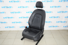 Сидіння водія Audi A4 B8 08-16 без airbag, електро, шкіра черн