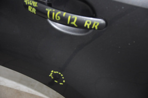 Дверь голая задняя правая VW Tiguan 09-17 графит LD7R тычки
