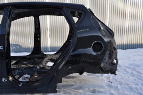 Чверть крило задня ліва Ford Fiesta 11-19 5d чорний UH робили шпаклі