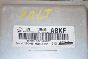 Блок ECU компьютер двигателя Chevrolet Volt 11-15