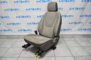 Сидіння водія Chevrolet Volt 11-15 без airbag, механ, шкіра беж з алькантарою, надірваний