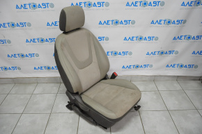 Пасажирське сидіння Chevrolet Volt 11-15 без airbag, шкіра беж з алькантарою