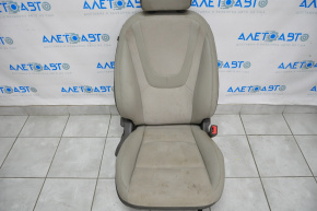 Пассажирское сидение Chevrolet Volt 11-15 без airbag, кожа беж с алькантарой