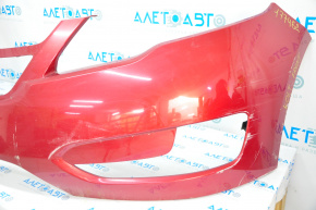 Бампер передній голий Chevrolet Volt 11-15 червоний, зламано кріплення