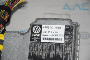 Модуль srs airbag компьютер подушек безопасности VW Tiguan 09-17