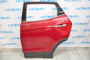 Дверь голая задняя левая Hyundai Santa FE Sport 13-18 красный TR3