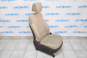 Пассажирское сидение Hyundai Santa FE Sport 13-16 дорест, без airbag, электро, кожа беж